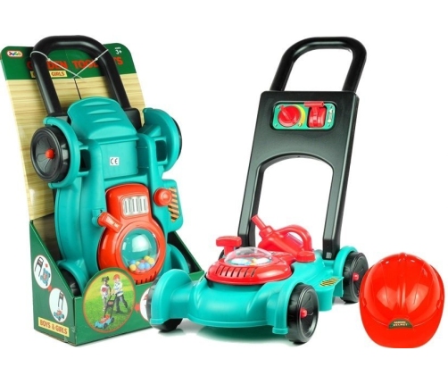 Little Gardener Set with Mower & Helmet