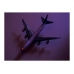 Airliner Passenger Plane Rides Lights Plays White 1:200