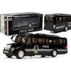 Police Car Model with Lights Black