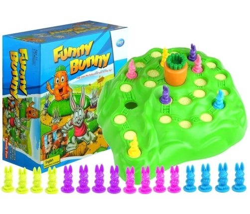 Funny Bunny Family Game - 3D, 4 players rabbit race game