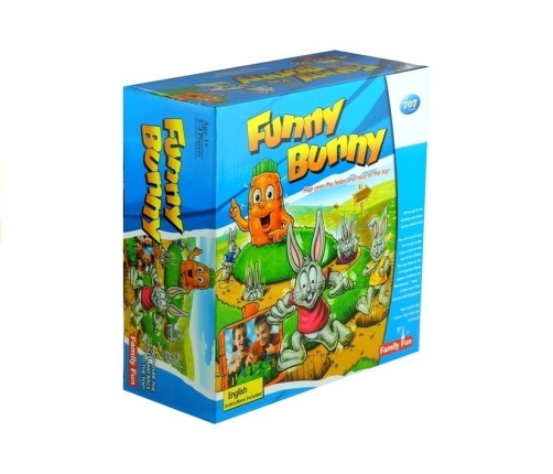 Funny Bunny Family Game - 3D, 4 players rabbit race game