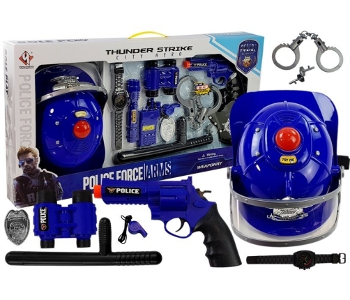 Police Play Set with Weapons Lights and Sounds