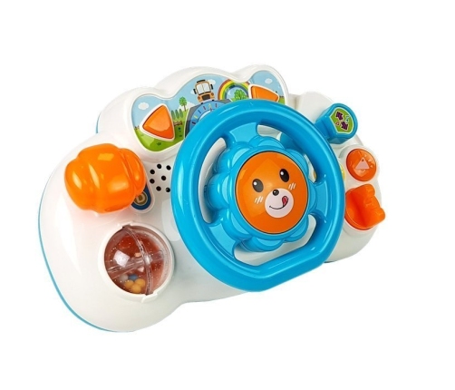 Blue Educational Steering Wheel for Baby