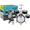 Drums. Musical Set of 5 Drums. Chair. Cymbal