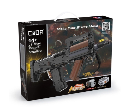 Rifle Terror Pistol Building Blocks 1504 CADA Elements 10 Bullets