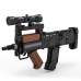 Rifle Terror Pistol Building Blocks 1504 CADA Elements 10 Bullets