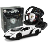 Remote Controlled Lamborghini Veneno White 2.4 G Pilot Steering Wheel Sound Lights