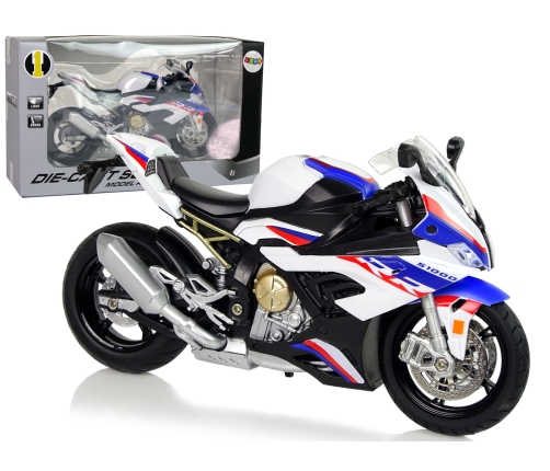 Motorbike Model BMW S1000RR White Sounds Lights