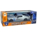 R/C Sports Car 1:16 Silver Blue Stripes Pilot