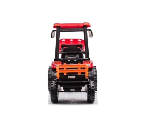 Battery-operated tractor with trailer Hercules Red 24V