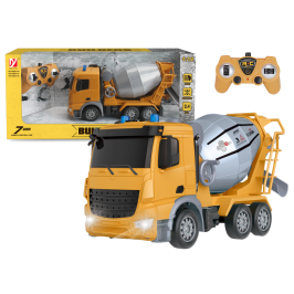 Large concrete mixer with light Builders pear R/C remote control