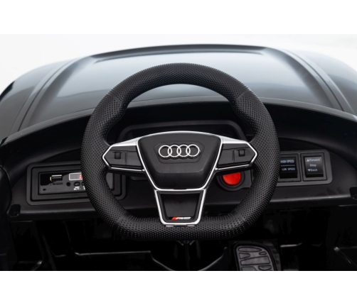 Elektriskā sporta automašīna bērniem Audi E-Tron GT QLS-6888 Black