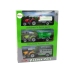 Set of Tractors with Trailers 3 Colors