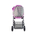 Baby Doll Stroller 2-in-1 Carrier Bag Pink Stars