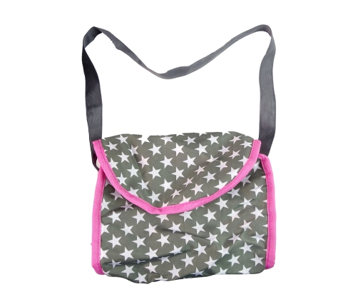 Baby Doll Stroller 2-in-1 Carrier Bag Pink Stars