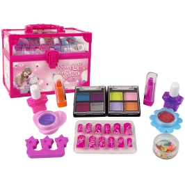 Children's Makeup Set Trunk Pink