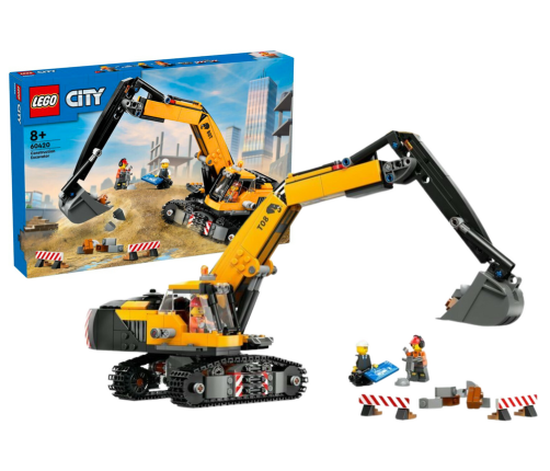 LEGO CITY Bricks Yellow Excavator 633 pcs. LG-60420