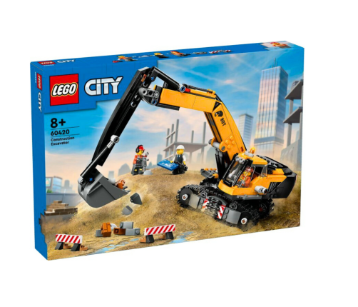 LEGO CITY Bricks Yellow Excavator 633 pcs. LG-60420