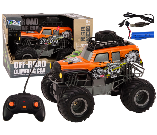 Radiovadāmā mašīna ar pulti Off-Road Orange