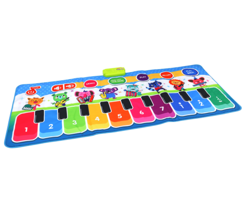 Interactive Educational Musical Mat for Dance, Instruments, Sounds