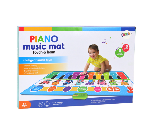 Interactive Educational Musical Mat for Dance, Instruments, Sounds