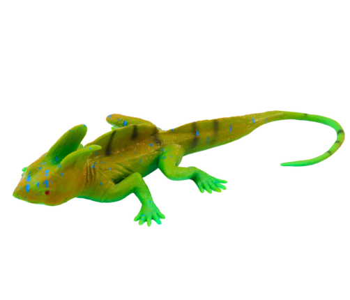 Green Rubber Lizard Figurine