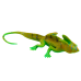 Green Rubber Lizard Figurine