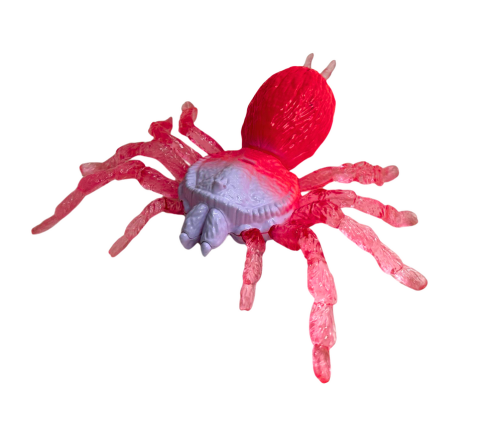 Stretchy Spider Figure Toy Stretchy Pink