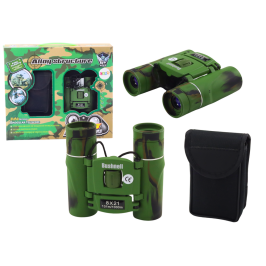 Small Binoculars with Case 12x Magnification Field of View 1000m