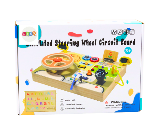 Analog Sensory Manipulative Board Car LED Lights