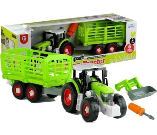 Assembly Tractor with Opened Trailer 43 cm