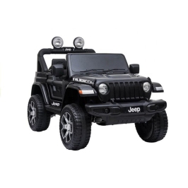 Divvietīgs bērnu elektromobilis Jeep Rubicon Black