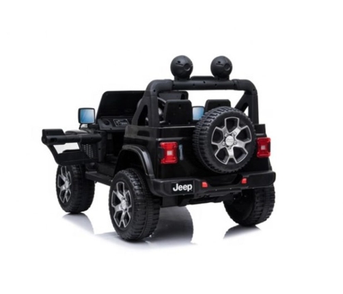 Divvietīgs bērnu elektromobilis Jeep Rubicon Black