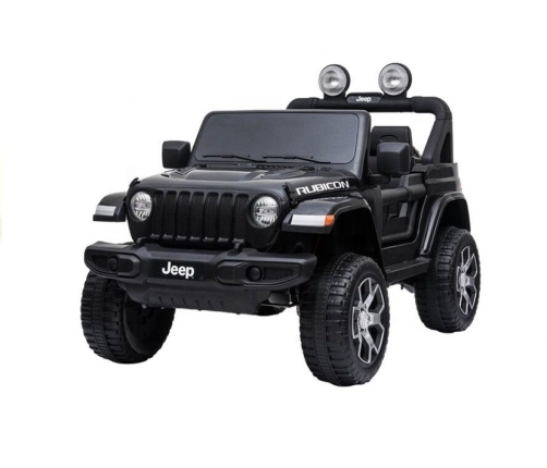 Divvietīgs bērnu elektromobilis Jeep Rubicon Black