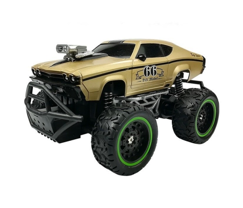 Remote controlled Car Off-road R/C Golden High Wheels