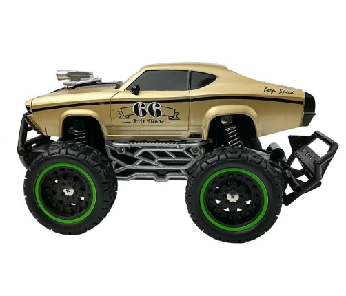 Remote controlled Car Off-road R/C Golden High Wheels