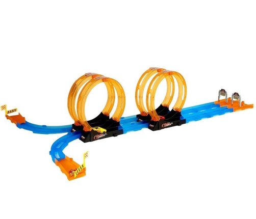 Race Track with 4 Loops, Two 181 cm Cars