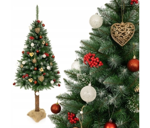 Artificial DIAMOND SPRUCE CHRISTMAS TREE ON THE Trunk 180 cm