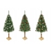 Artificial DIAMOND SPRUCE CHRISTMAS TREE ON THE Trunk 180 cm