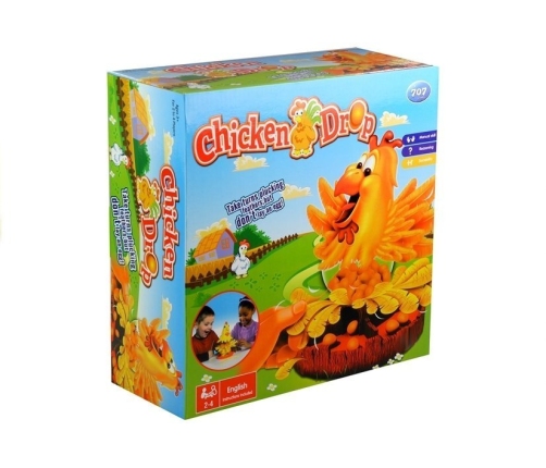 Chicken Drop Funny Family Game Coop Eggs Feathers Plucking Pluck