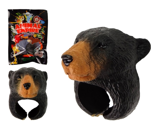 Ring on Hand Educational Animals Bear