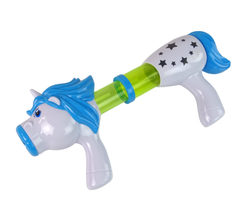 Soft Ball Launcher Gun Unicorn Blue