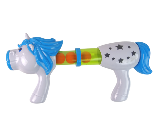 Soft Ball Launcher Gun Unicorn Blue