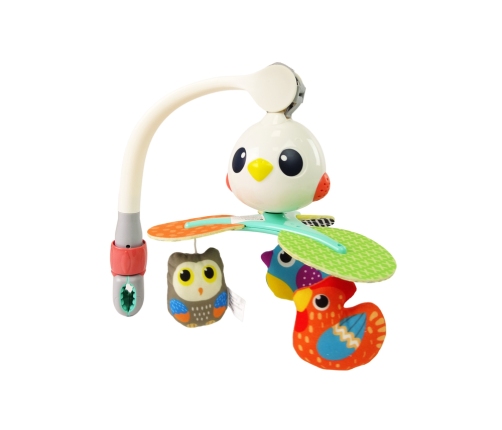 Colourful Birds Melody Carrousel for Baby's Cot and Stroller