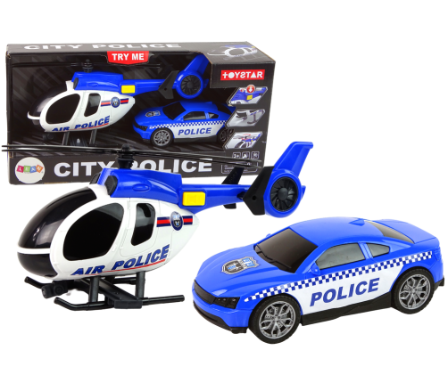 Helicopter Auto Police Vehicle Set Sound