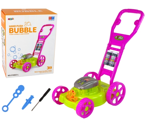 Mower Soap Bubble Machine Pink Soap Bubble Music