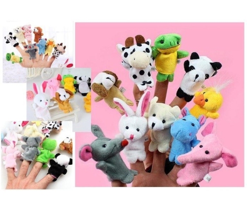 Animal Shaped Finger Puppet Dolls Set 10 PCS