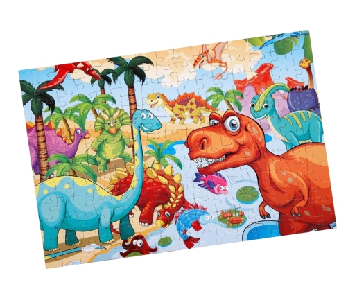 Puzzle World of the Dinosaurs