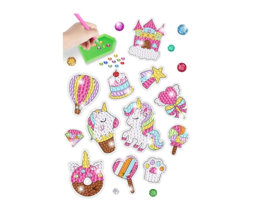 Diamond Embroidery Unicorn Sweet Mosaic Sticker Set