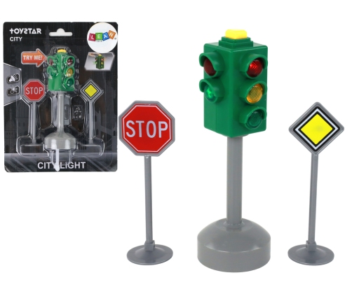 Traffic Light Signs Road Lights Sounds 12 cm